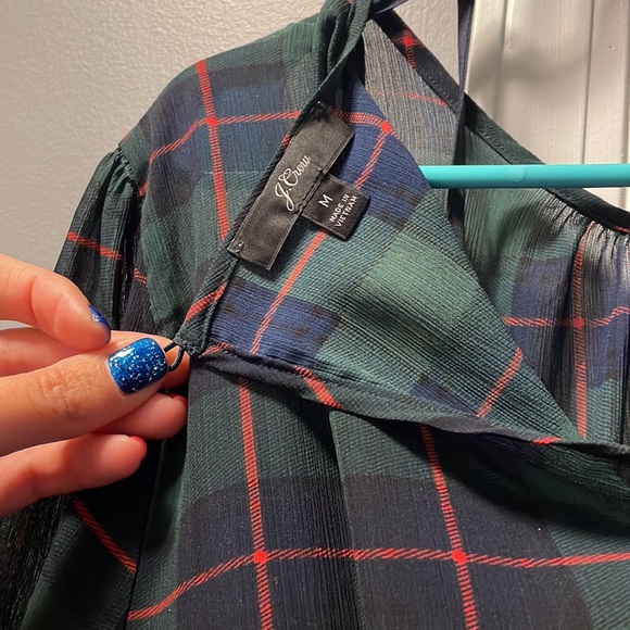 J.Crew Holiday Plaid Dress - Picture 4 of 4